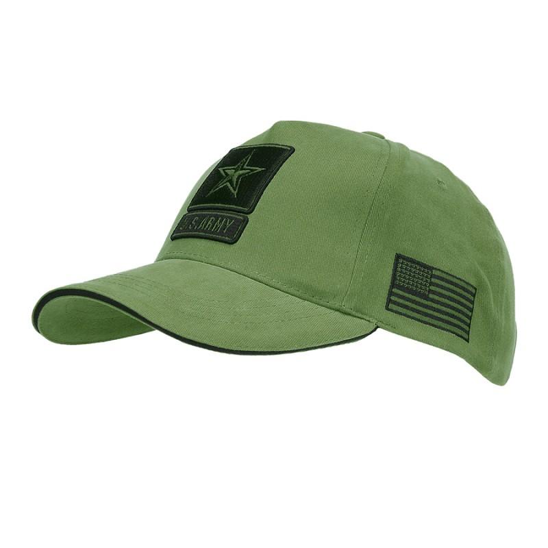 Cap US Army Groen / Ster-2177-a